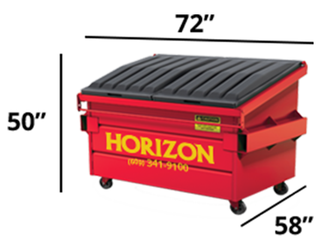 4 Yard Horizon Front End Load Container