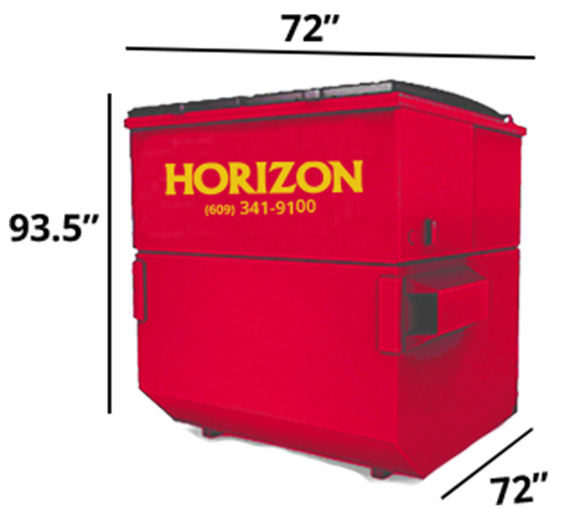 8 Yard Horizon Front End Load Container